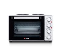 Haden 25L Mini Oven With Grill And Hot Plates - Stylish Stainless Steel Tabletop Appliance