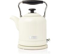 Haden 3000W Highclere Cordless Kettle, 1.5 Litre Capacity, Cream