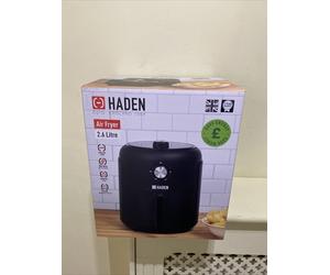 Haden Air Fryer 2.6 Litre Black 1000W High Speed Circulation Variable Temp