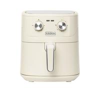 Haden Air Fryer - 6.5L, Cream, Knobs Control, Adjustable Timer & Temperature, Non-Stick Basket