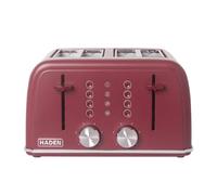 Haden Banbury 4 Slice Toaster Berry, Variable Browning Control | High-Lift Lever, Defrost & Reheat Settings, Removable Crumb Tray, Extra Wide Slots, Self-Centring Guides