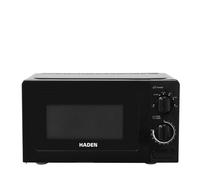 Haden Black Manual Microwave 17L 700W With Defrost Function And 6 Power Levels