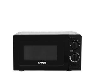 Haden Classic Solo Microwave - 17L, 700 W, Black, Knob Controls, Push Button Release, 30-Min Timer,Minute Timer, Defrost Function