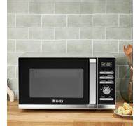 Haden 25L Silver Combination Microwave, Convection, Grill, Digital Display, Black & Silver - 199102