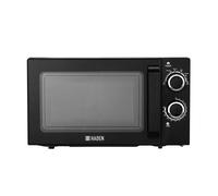 Haden Compact 20L Microwave Oven, 800W Manual Control Black Microwave