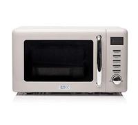 Haden Cotswold 800W Microwave Oven - 20L Capacity - 5 Power Levels Digital Microwave - 60 Min Timer, Easy To Clean, Defrost/Express Function, Stainless Steel Countertop Microwave - Putty