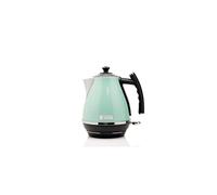 Haden Cotswold Green Kettle - 1.7L Lightweight with 3KW Fast Boil, Stainless Steel Electric Kettle, 360 Base, Boil-Dry Protection