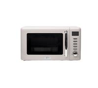 Haden Cotswold 800W Microwave Oven - 20L Capacity - 5 Power Levels Digital Microwave - 60 Min Timer, Easy To Clean, Defrost/Express Function, Stainless Steel Countertop Microwave - Putty