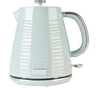 Haden Devon Green Kettle - 1.7L Capacity, BPA-Free - Auto-shutoff & Boil-Dry Protection - Cordless Design - 3000W Fast Boil Kettle - Removable Filter