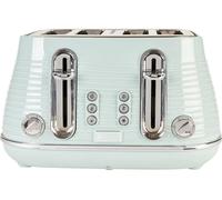 Haden Devon Eucalyptus 4 Slice Toaster - 6 Browning Settings, 4 Slice Toaster with Wide Slots, Toaster 4 Slice with Defrost, Reheat And Cancel Settings