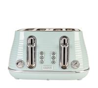 Haden Devon 4 Slice Toaster, Cord Storage, Eucalyptus, Blue-Green - 204462