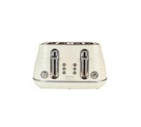 Haden Devon Cream 4 Slice Toaster - 6 Browning Settings, 4 Slice Toaster with Wide Slots, Toaster 4 Slice with Defrost, Reheat And Cancel Settings