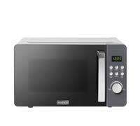 Haden Digital Microwave, 17L Capacity, 700W Power, Grey Finish, LED Display with Timer and Clock, 5 Power Levels, 60-Minute Timer with End Signal