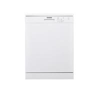 Haden HDD60CW 60cm Freestanding Dishwasher Dishwasher, 12 Place Settings, White, E Rated