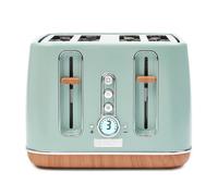 Haden Dorchester 4 Slice Wide Slot Toaster, LCD Display, Cancel/Reheat/Defrost