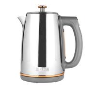 Haden Dorchester Digital Variable Temperature Kettle With Chrome Finish, Fast Boil, 3000W, 1.7Litre, Chrome & Rose Gold