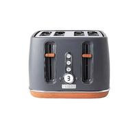 Haden Dorchester Pebble Grey 4 Slice Toaster Grey