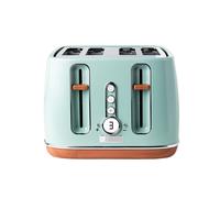 Haden Dorchester Toaster 4 Slice ? Stainless Steel Body - Modern LCD Display - 6 Browning Levels - Cancel/Defrost/Reheat - 1900-2300W Digital 4 Slice