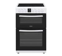 Haden Electric Cooker 60cm Double Oven with Ceramic Hob Digital Touch Timer Freestanding 108 litre capacity