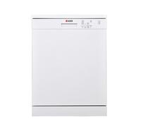Haden HDD60CW 60cm Freestanding Dishwasher Dishwasher, 12 Place Settings, White, E Rated