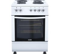 Haden HE61SW 60cm Wide Single Oven Electric Cooker - White - A Rated, White