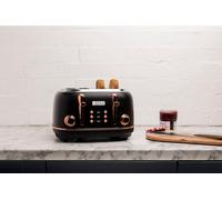 Haden 205377 - Haden Heritage Black & Copper 4 Slice Toa One Size Black