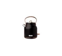 Haden Heritage Black & Copper Cordless Kettle - Traditional Electric Fast Boil Kettle - 3000W, 1.7 Litre