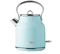 Haden Heritage Blue Kettle 1.7L Stainless Steel Cordless Lightweight 3000W Fast Boil Boil Dry Protection Easy Clean