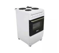 Haden HES050W 50cm Electric Cooker with Solid Plate Hob - White