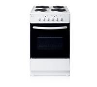 Haden HES60W 60cm Single Cavity Electric Cooker - White - A Rated