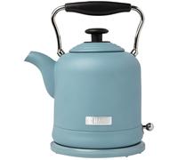 Haden Highclere Cordless Kettle - Traditional Electric Fast Boil Kettle, 3000W, 1.5 Litre, Blue - CE24