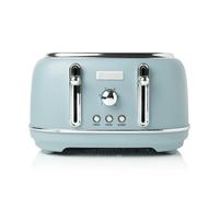Haden Highclere 4 Slice Wide Slot Toaster, Chrome Details, Variable Browning