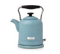 Haden Highclere Cordless Kettle - Traditional Electric Fast Boil Kettle, 3000W, 1.5 Litre, Blue - CE24