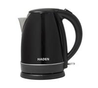 Haden Iver Black Kettle - 1.7L Cordless Kettle with Rapid Boil Technology, Stainless Steel, Lightweight, Low Wattage - Ideal Electric Kettle for Home, Office, Dorm, and University Essentials Kitchen
