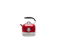 Haden Jersey Red Kettle - 1.5L Temperature Gauge & indicator Light - Electric 3000w Rapid Boil Auto Shut-off, Boil-dry Protection, Stainless Steel