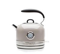 Haden Jersey Stainless Steel Kettle - 3000W Rapid Boil Technology, Ergonomic Design, BPA-Free, Safety Features, and Stylish Chrome Detailing, Putty