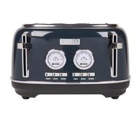 Haden Jersey Steel Blue 4 Slice Toaster in Dark Blue Haden Dark Blue