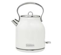 Haden Kettle Heritage 1.7L Retro Stainless Steel Rapid Boil Cordless White