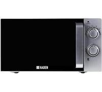 Haden Microwave 20L 700W 6 Power Levels 24.5cm Turntable Oven Silver