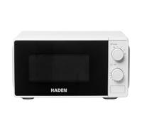Haden Microwave, 20L Capacity, 800W Power, White, Manual Dial Controls