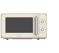 Haden Retro Microwave Oven, Ivory, 17L, 700W