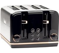 Haden Salcombe 4 Slice Toaster Black
