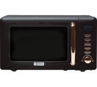 HADEN Salcombe 197061 Solo Microwave - Black & Copper, Gold,Black