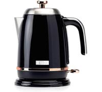 Haden 191137 Salcombe Jug Kettle 1.7L 3000W Black & Copper 2 Year Guarantee