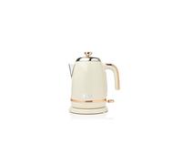 Haden Salcombe Cordless Kettle - Electric Kettle, 3000W, 1.7 Litre, Cream & Copper - CE04