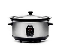 Haden Slow Cooker 3.5ltr Stainless-Steel Desserts Curry 3 Settings 280W