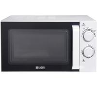 Haden Stainless Steel Interior Microwave Oven - 20L White Microwave, 700W with 6