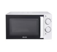 Haden Stainless Steel Interior Microwave Oven - 20l White Microwave, 700W with 6 Power Levels, 30min Timer, Defrost Function and 24.5cm Turntable