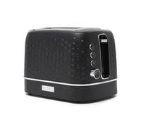 Haden Starbeck Black Toaster 2 Slice - Dual Controls - Variable Browning Controls - Easy To Clean
