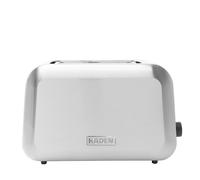 Haden Stoke Toaster 2 Slice - Brushed Stainless Steel Toaster - Adjustable Browning Control - Cancel/Defrost/Reheat Functions - Removable Crumb Tray - 750W